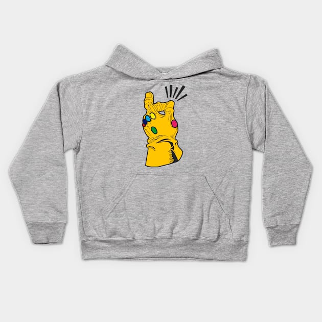 POOF U DED Kids Hoodie by k4k7uz